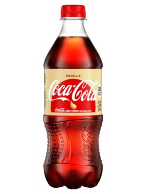 A bottle of Coke Vanilla Zero.