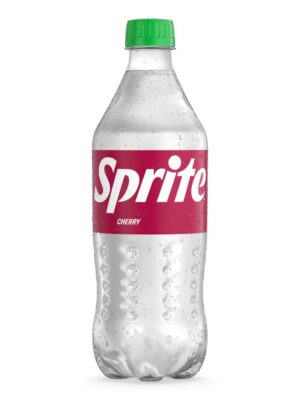 A bottle of Sprite Cherry.